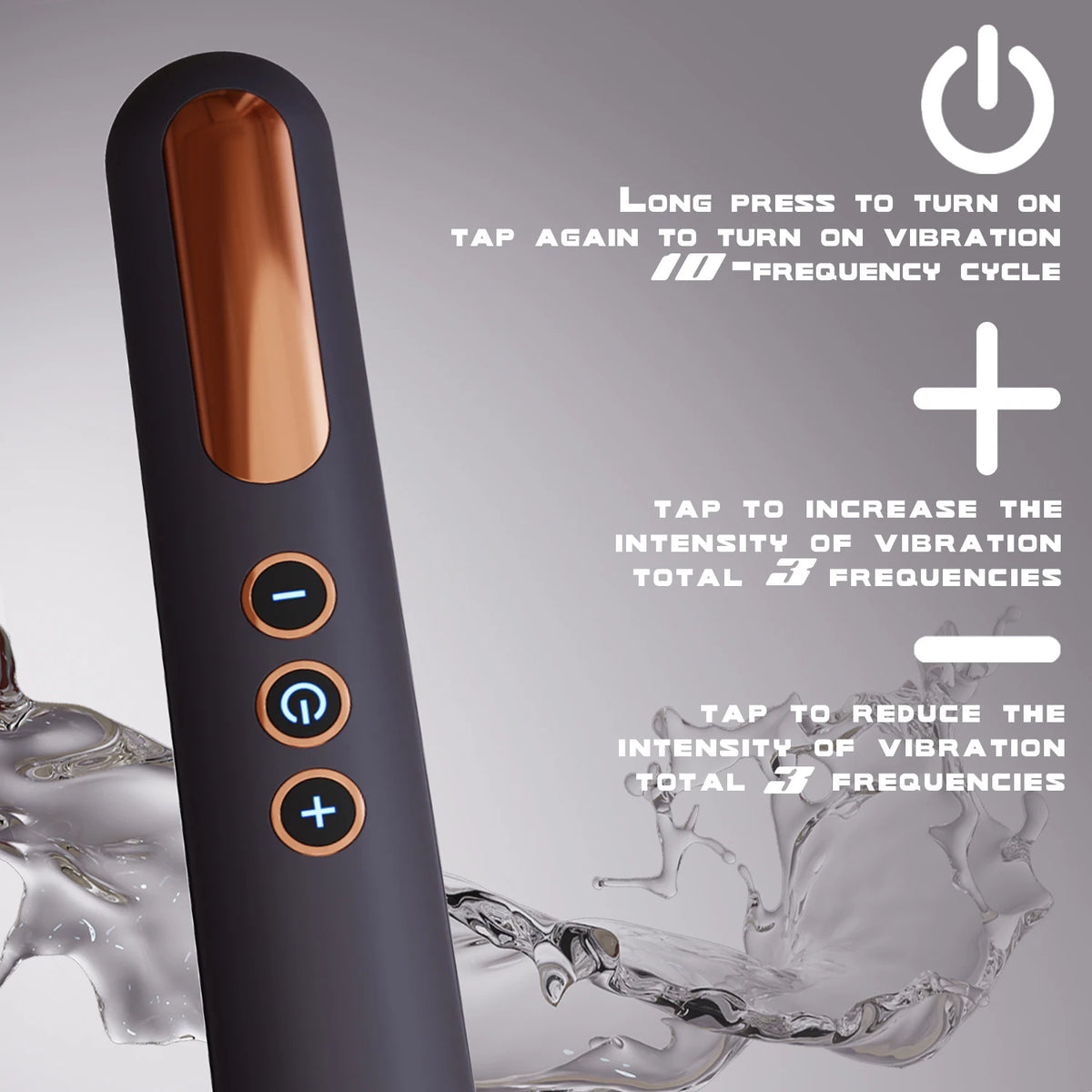 Quiet Waterproof High-Power Wand Vibrator