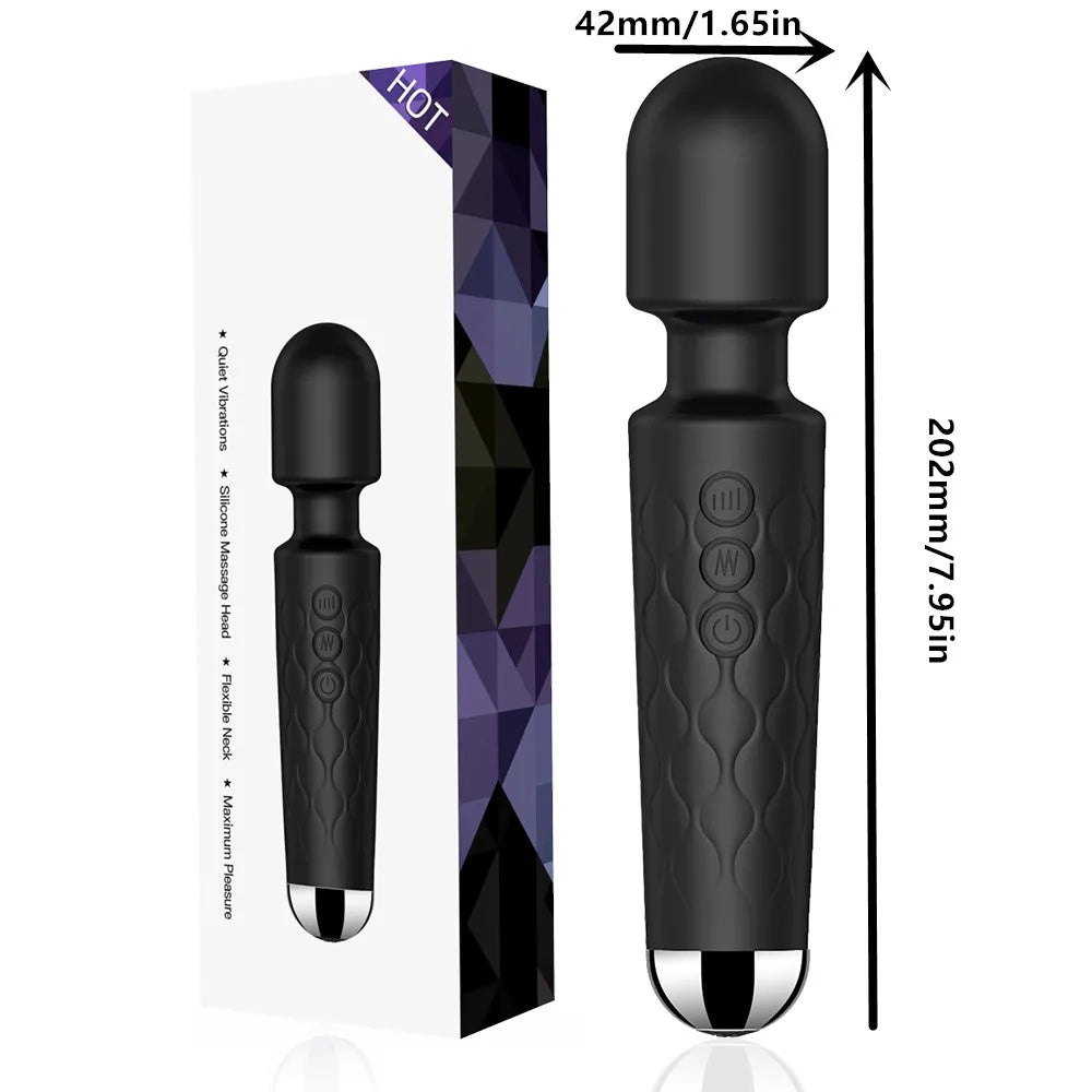 USB-Rechargeable Wand Vibrator