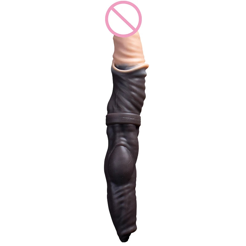Oieffur Double Dildo Horse Penis and Dog Cock Realistic Dildos Woman Men Sex Toys for Adults Toys for Adults Double Penetration