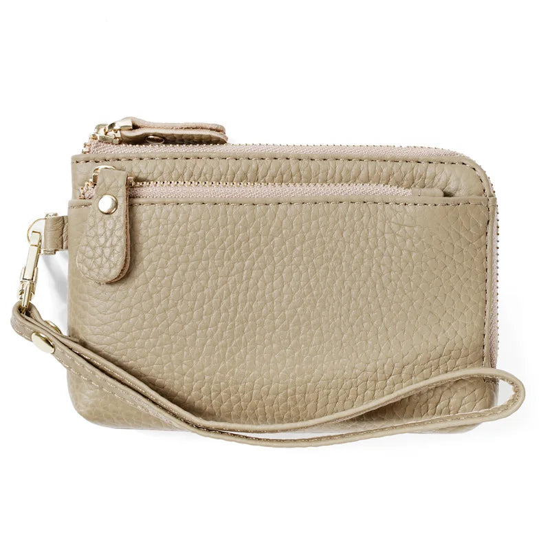 Women's Large-Capacity PU Leather Wristlet Wallet