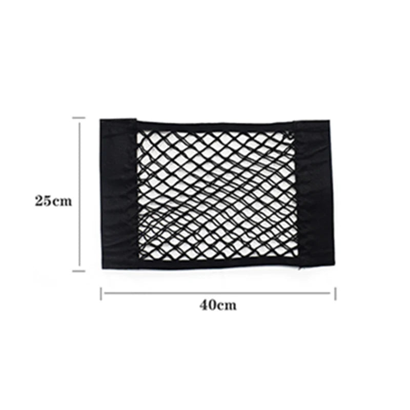 Elastic Car Seat Back & Trunk Mesh Storage Pocket