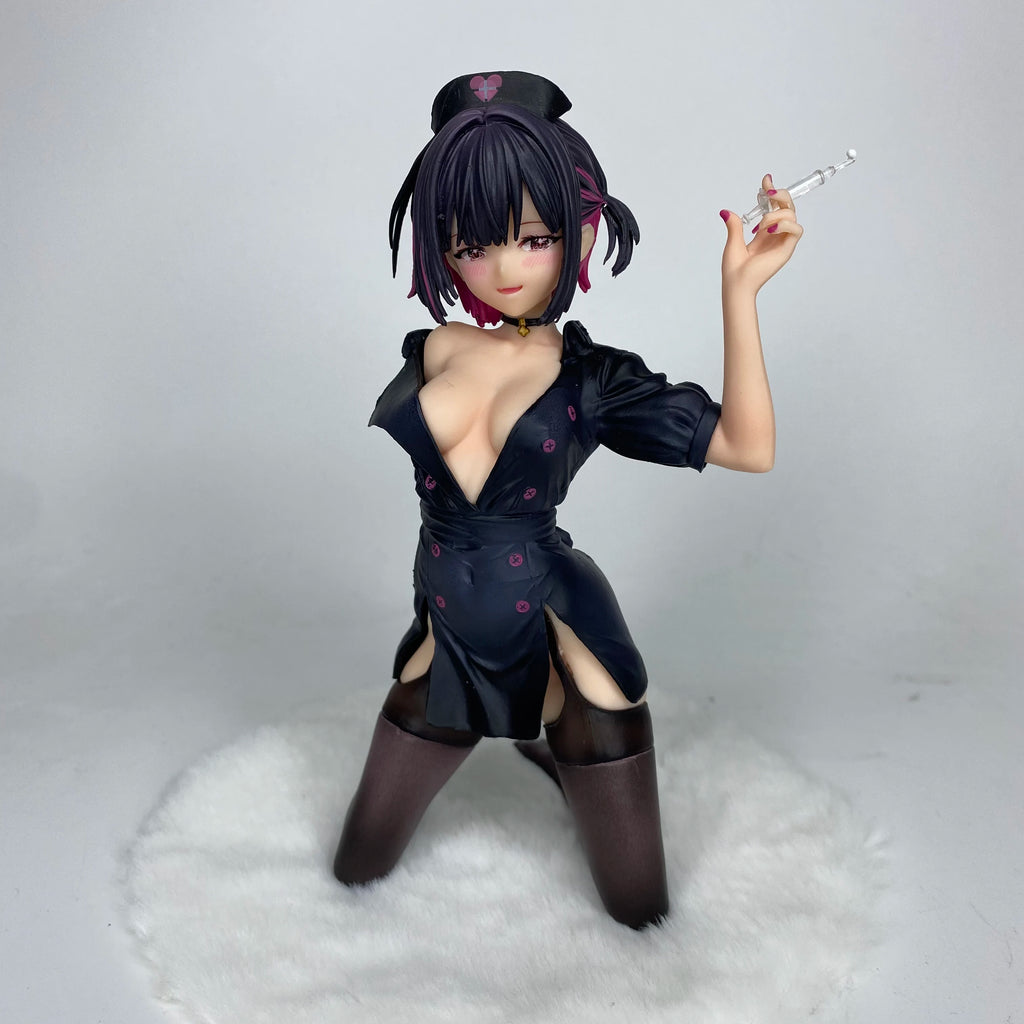 Bai Xuelian Nurse Sister anime Beautiful Girl Animation Model Handmade Peripheral Statue Ornaments