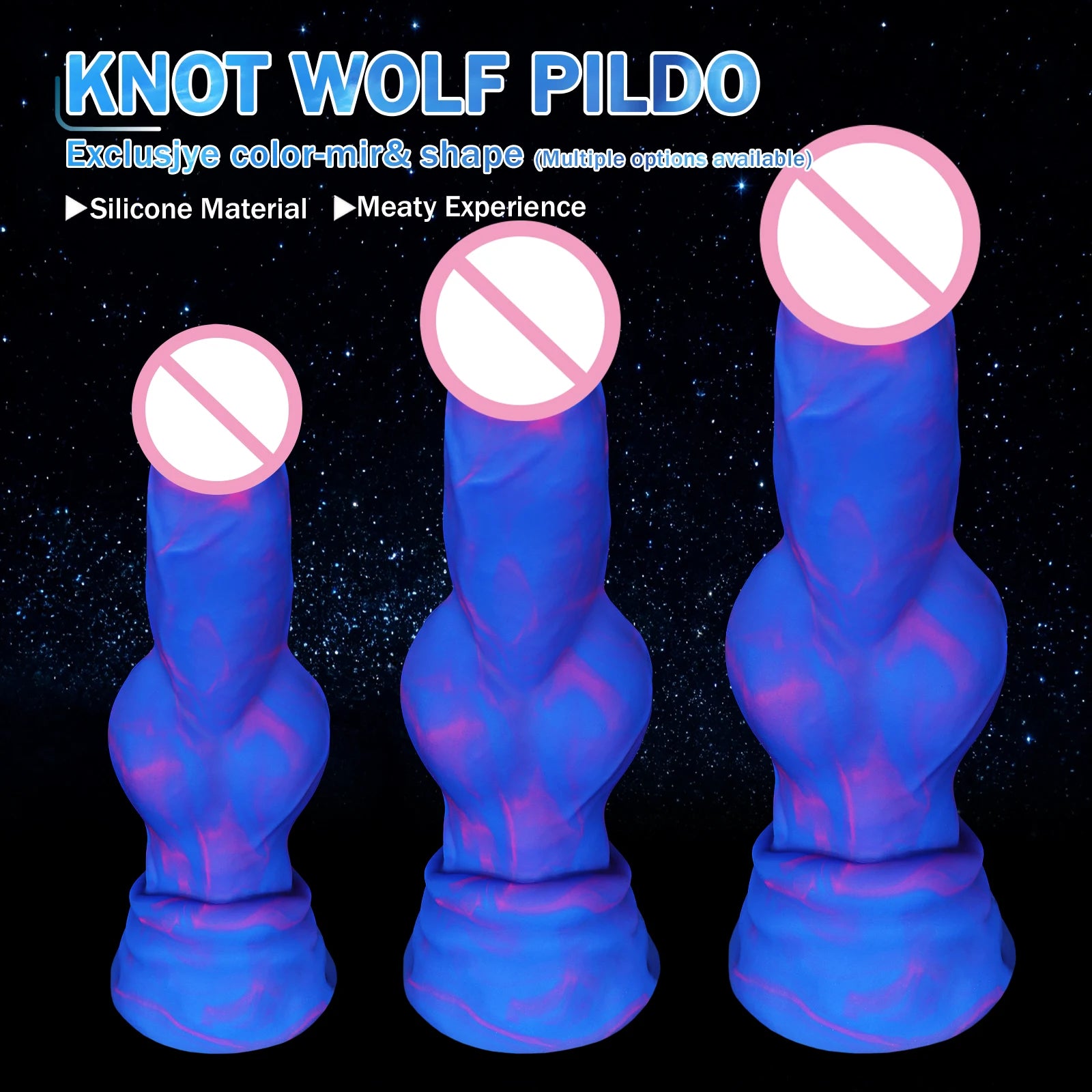 Silicone Dog Dildo Realistic Dildo Huge Anal Plug Dilation Anal Durable Soft Suction Cup Sex Toys Women Men Prostate Massage Gay