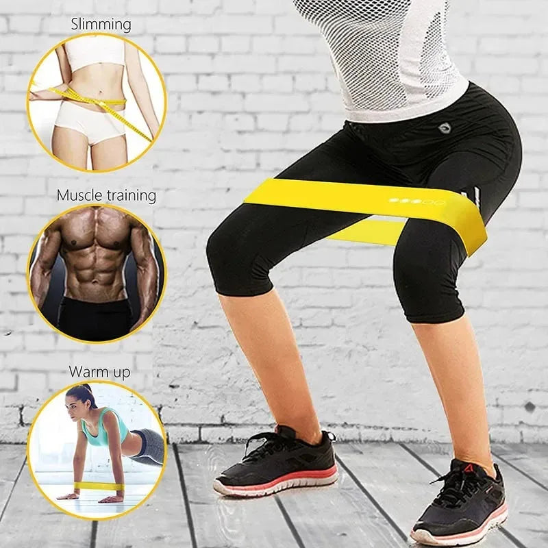 Training Fitness Rubber Resistance Bands Yoga Home Gym Elastic Gum Pilates Crossfit Workout Equipment Bodybuilding For Sports