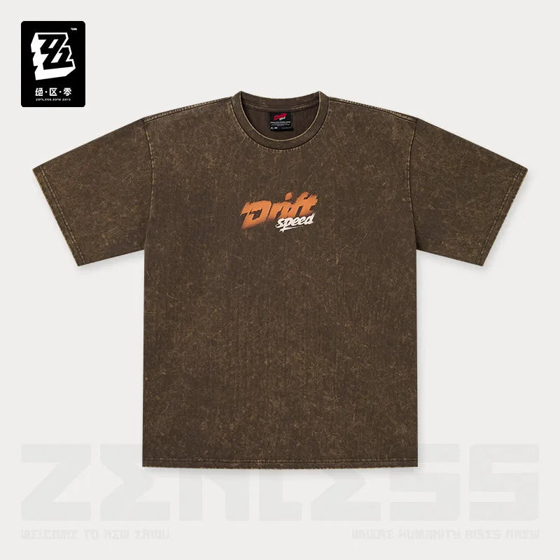 Official MiHoYo ZZZ Studio 2026SS Bangboo Racing Short Sleeve T-Shirt Zenless Zone Zero Game Cosplay Costume Birthday Gift
