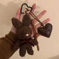 Plush Bunny Bag Charm Keychain