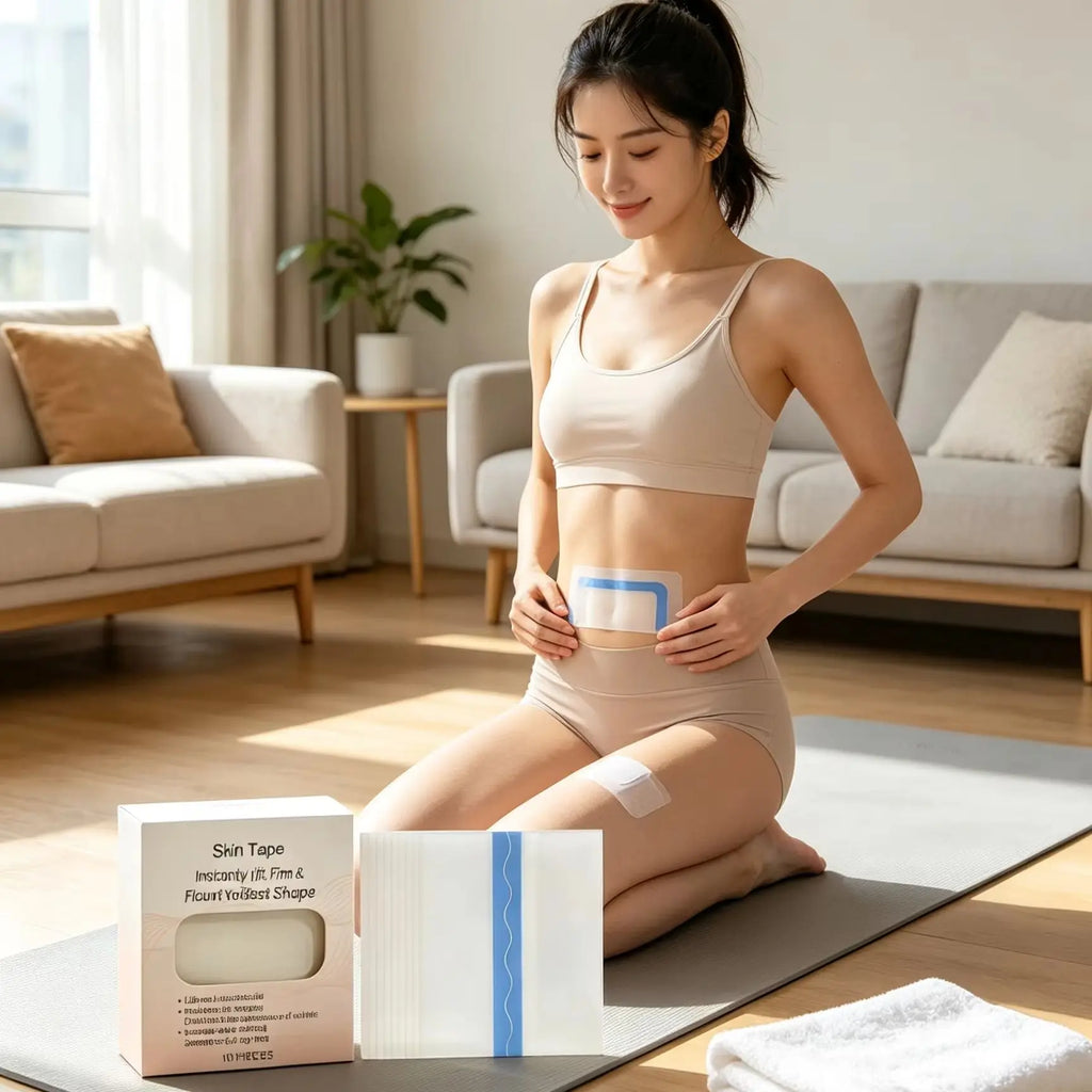 Thigh Lift Tape Invisible Anti-Friction Smooth Wrinkles Firming for Sagging Skin Breathable Transparent Waterproof Adhesive Tape