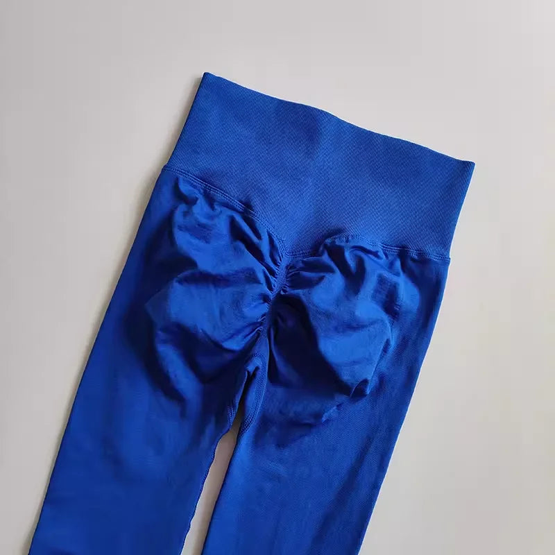 Women's Seamless High-Waist Push-Up Yoga Leggings