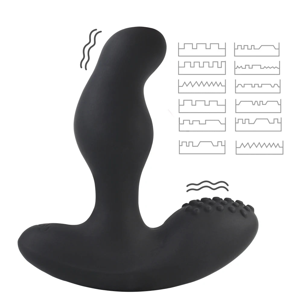 Remote-Control Dual-Vibration Prostate Massager