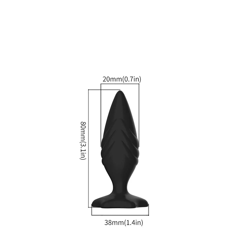 Wearable Progressive Silicone Anal Bead Plug