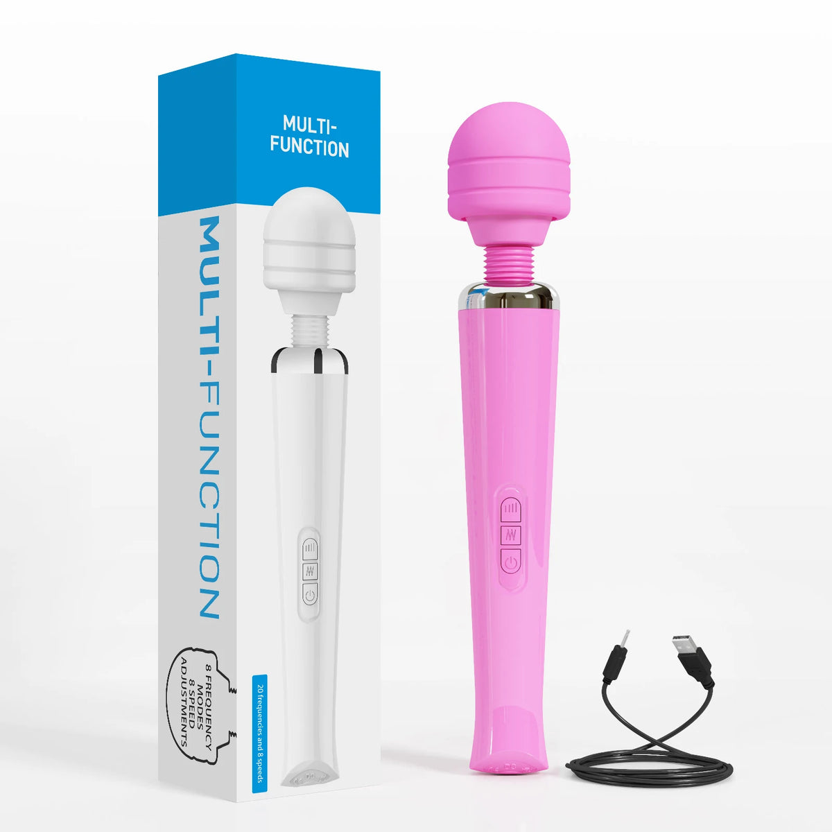 USB-Rechargeable Magic Wand Vibrator