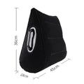 Foldable Inflatable Couple Positioning Wedge Pillow