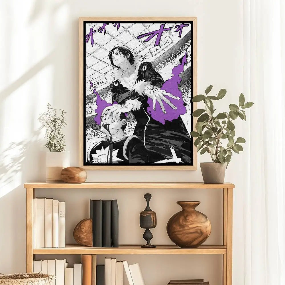 1pcs H-Hunter x hunter Paper Print Home Living Room Bedroom Entrance Bar Cafe Art Painting Decoration