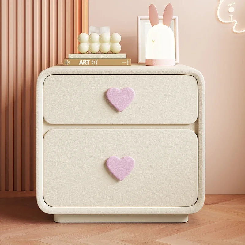 Cute Modern Kawaii Bedside Storage Table