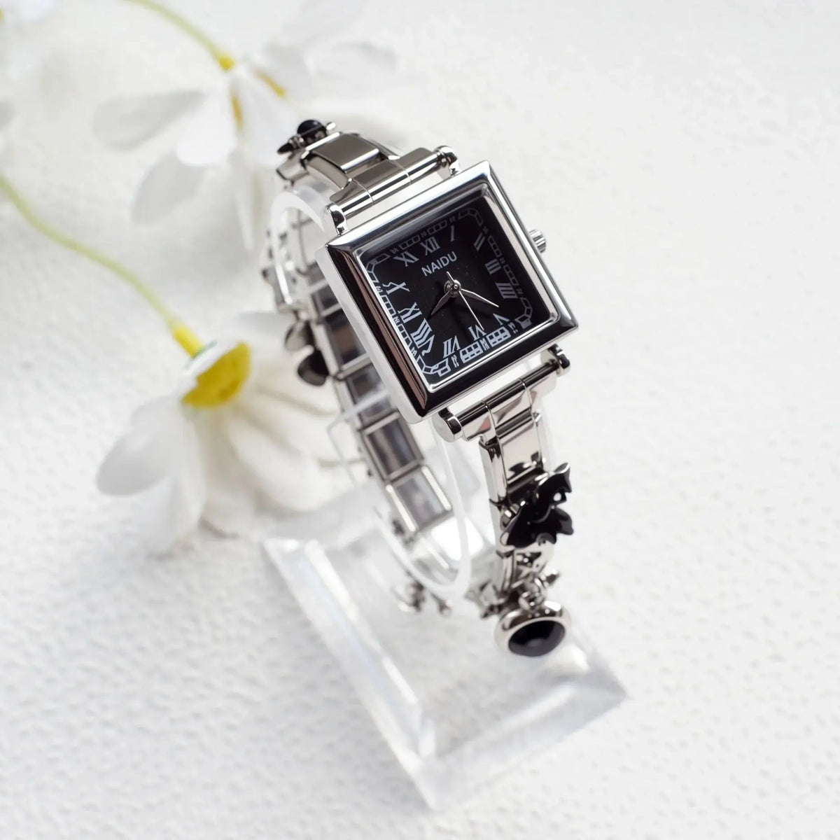 Women's Custom Charm Bracelet Quartz Watch