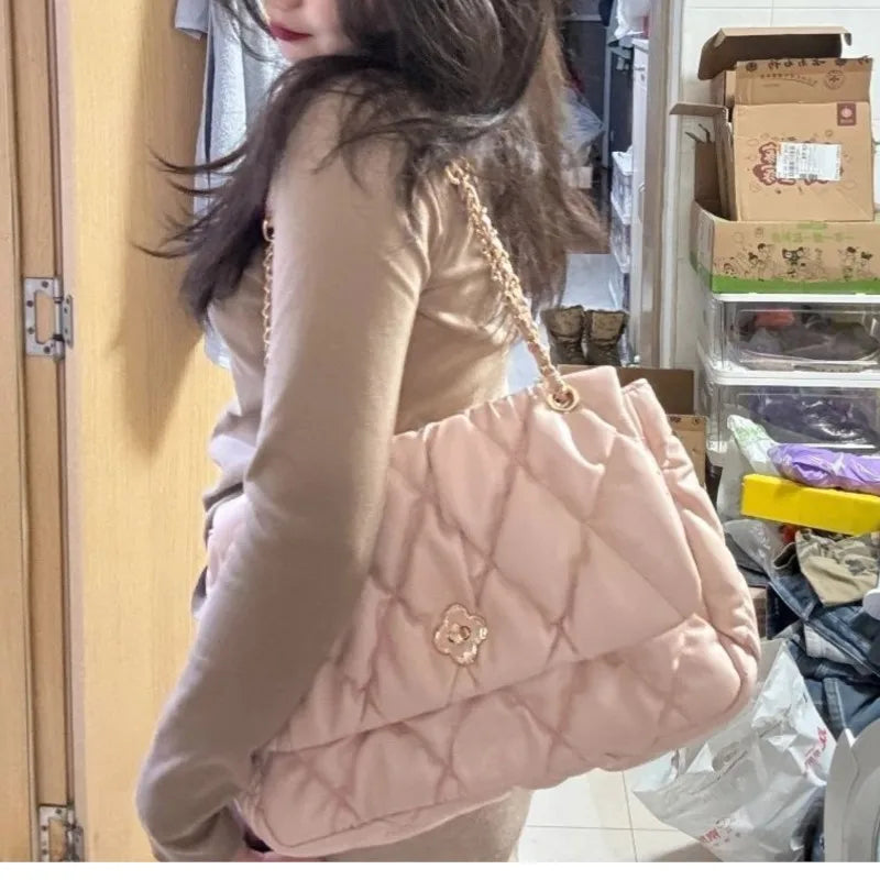 JIAERDI Pink Y2K Shoulder Bag