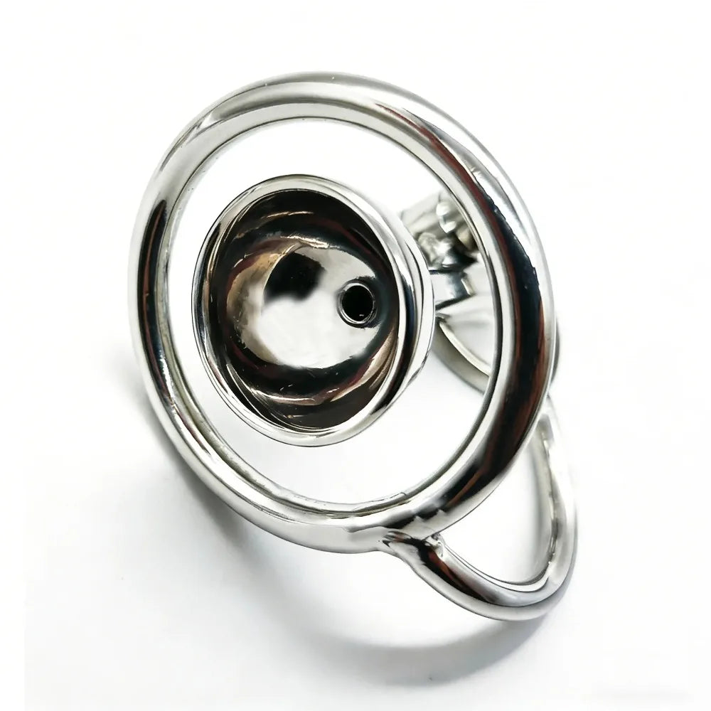 Reverse-Style Stainless Steel Chastity Cage