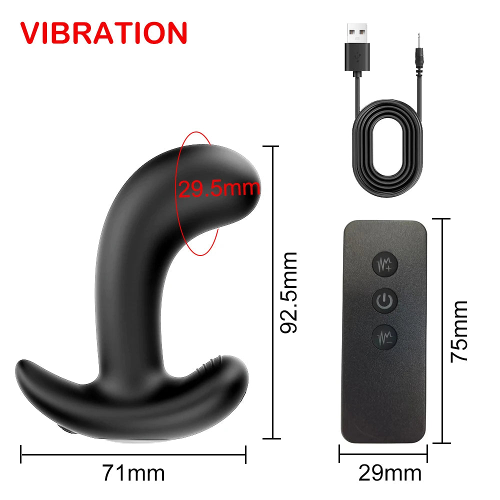 Wireless Remote Vibrating Anal Plug
