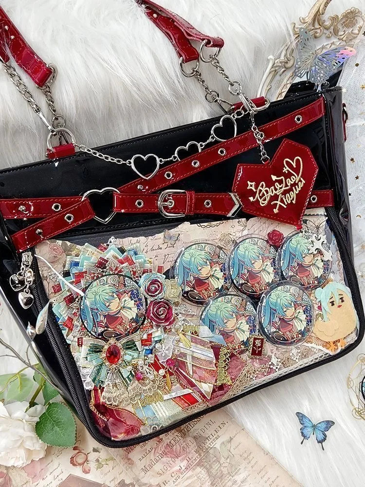 Y2K Anime Ita Display Shoulder Bag