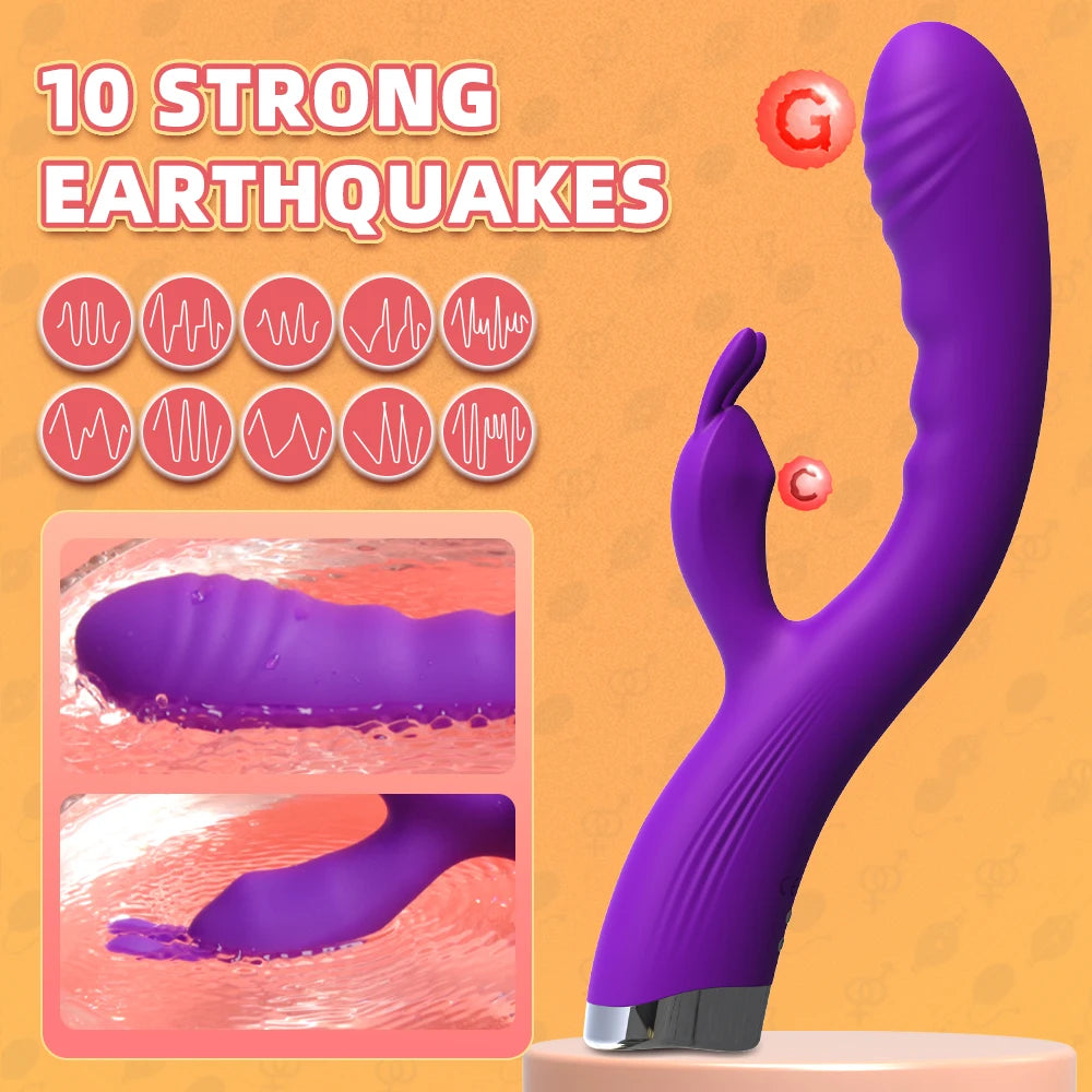 Rechargeable Quiet Rabbit Vibrator