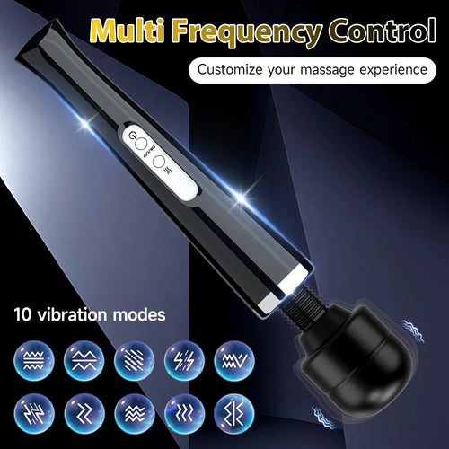 10-Speed Handheld Vibration Body Massager