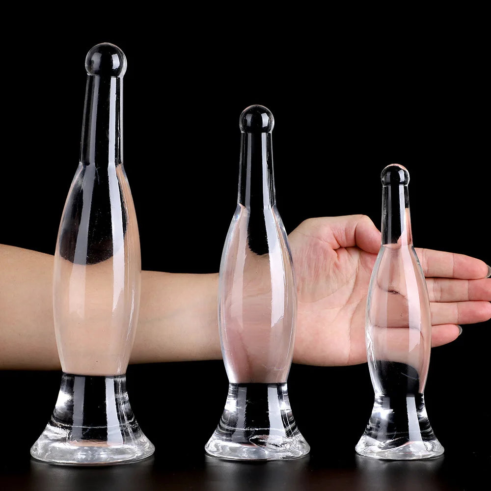 20–29cm Blue Vase-Shaped TPE Anal Plug