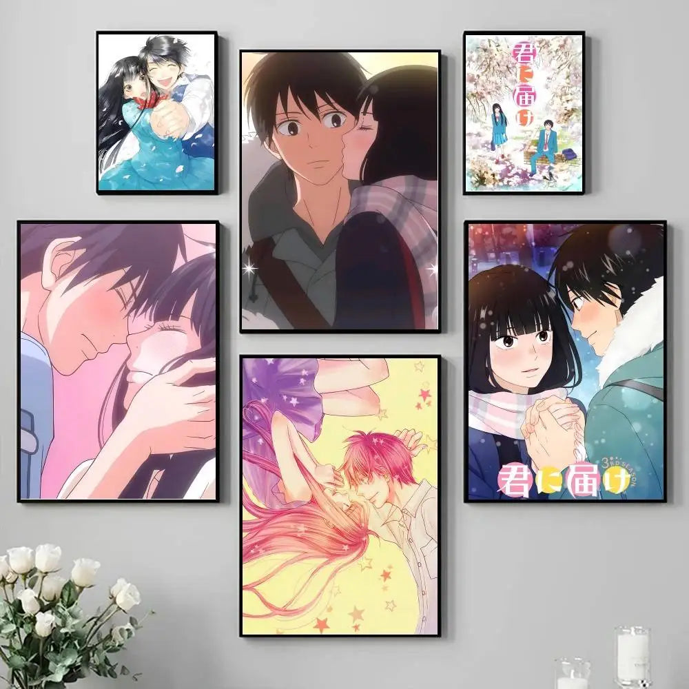 Kimi Ni Todoke Self-Adhesive Waterproof Manga Poster