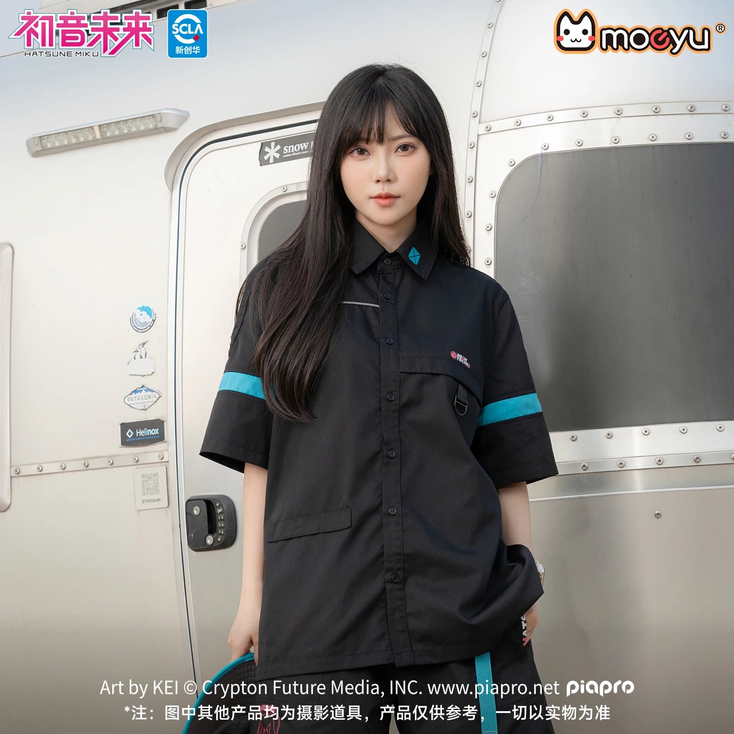 Original Moeyu Hatsune Miku Blouse Women Men's Shirt Top Tee Vocaloid Cosplay T Shirt Summer Casual Costume Anime Clothing