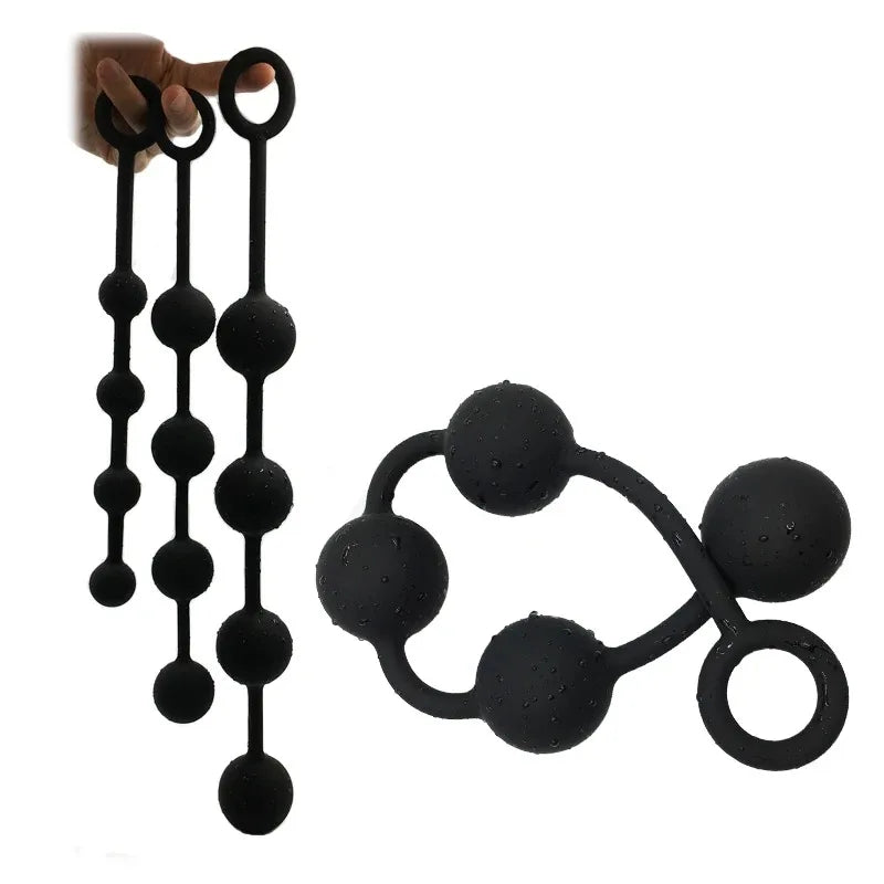 Large Silicone Anal Bead & Plug