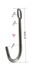 Stainless Steel Anal Hook with Ball Plug