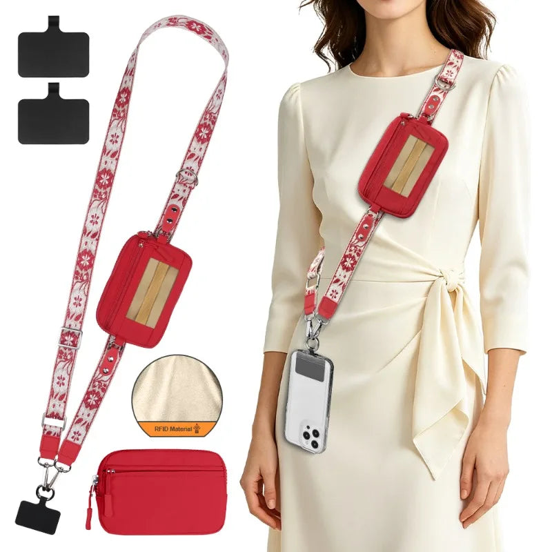 Nylon Mini Travel Crossbody Pouch