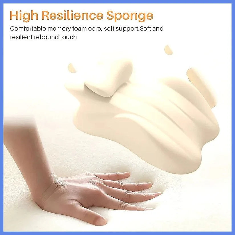 Multi-Position Memory Foam Wedge Pillow with Removable Cover
