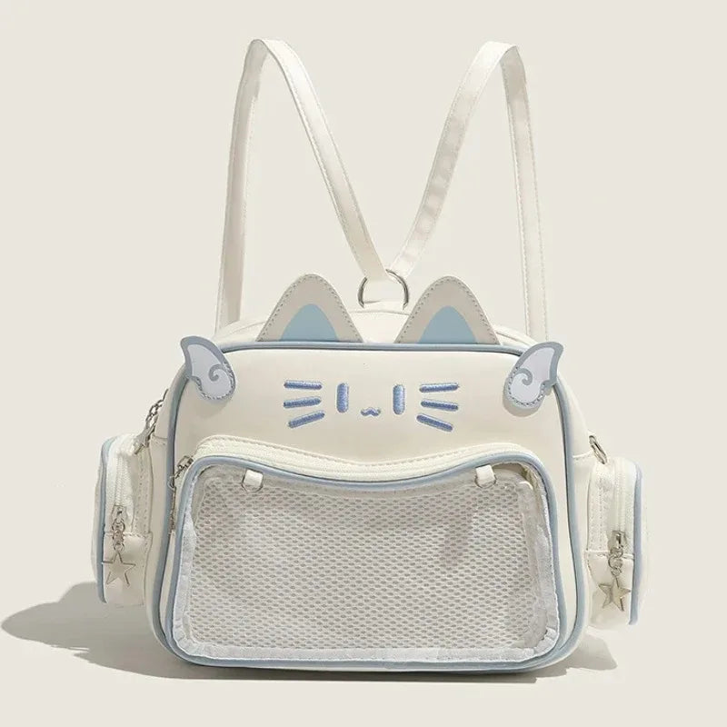 Kawaii Cat Transparent Ita Backpack