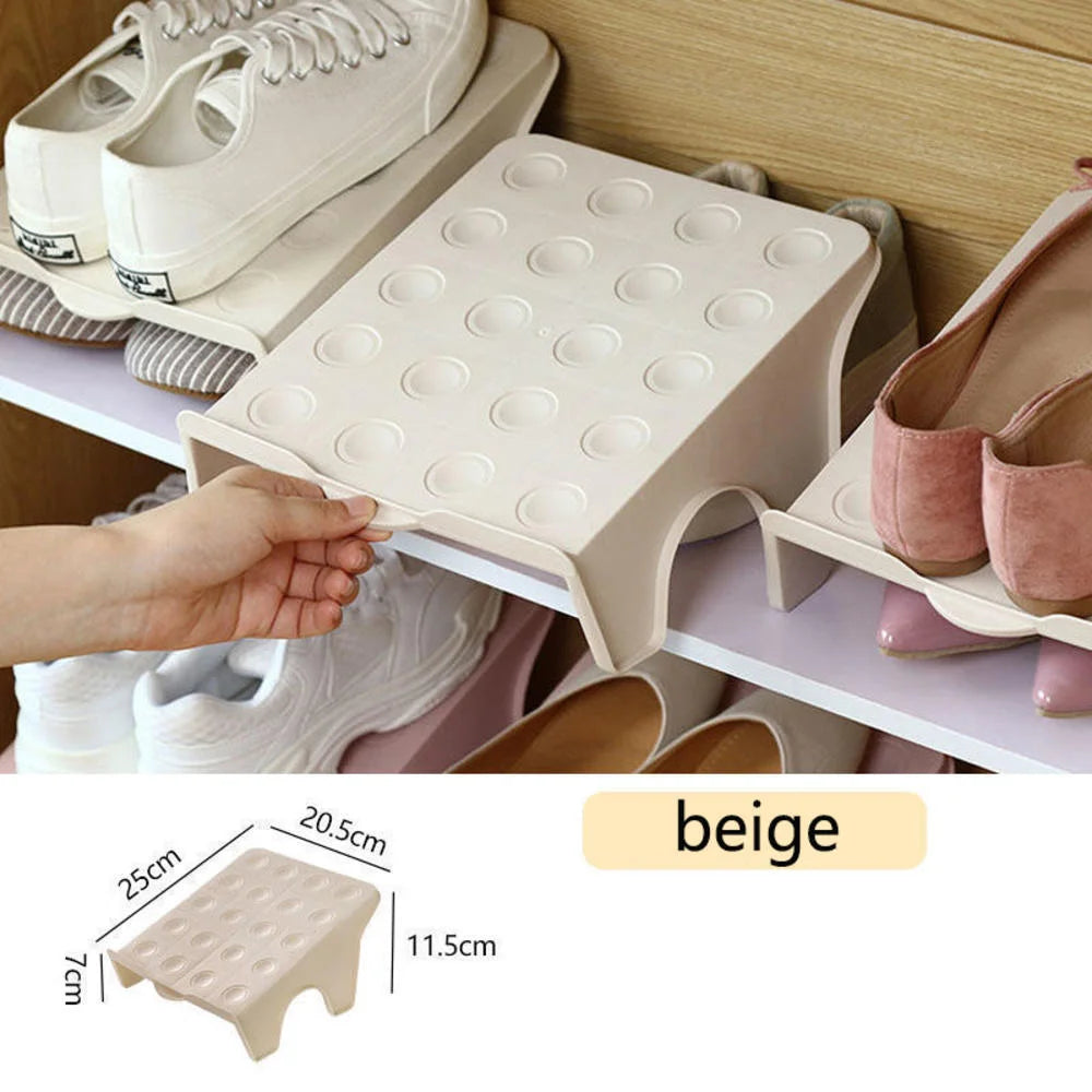 Double-Shelf Space-Saving Shoe Rack