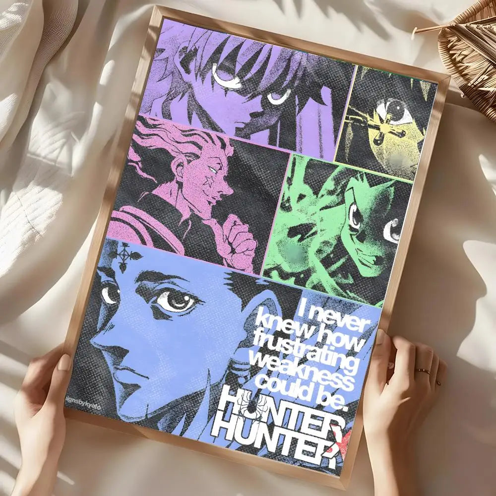 Anime H-Hunter x Hunter Poster Wall art print art suitable for living room bedroom bar parlor home decoration gift