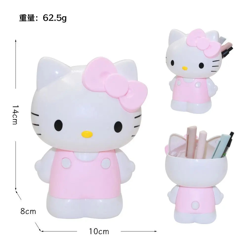 Kawaii Cat Print Pencil Holder Organizer