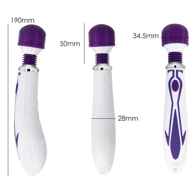 60 Hz USB-Rechargeable Wand Massager