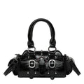 Y2K PU Square Shoulder Bag