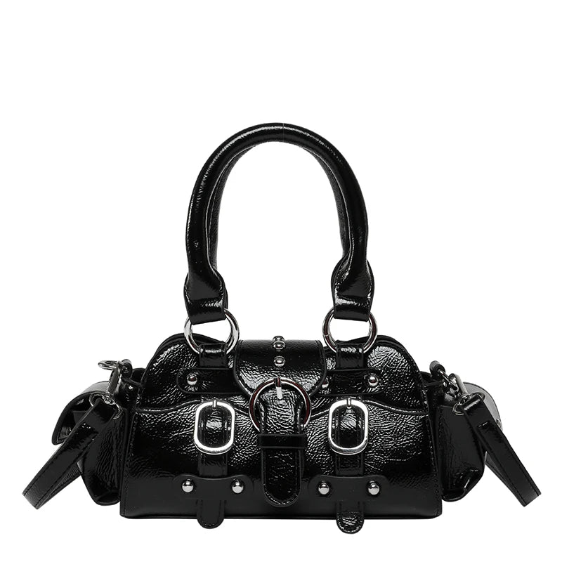 Y2K PU Square Shoulder Bag