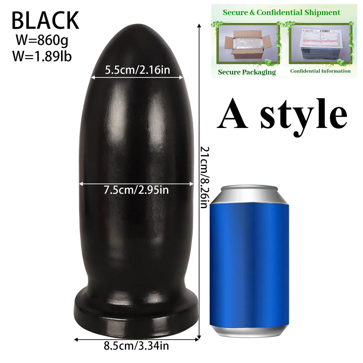 Extra-Large Beaded Anal Plug