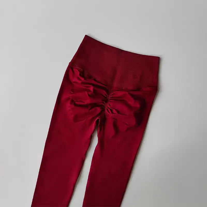 Women's Seamless High-Waist Push-Up Yoga Leggings