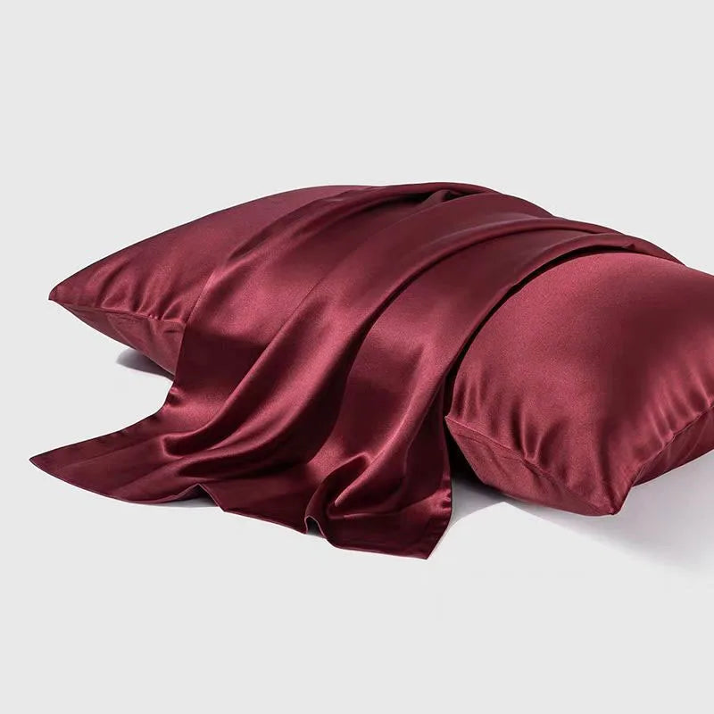 2-Piece Polyester Satin Pillowcase Set