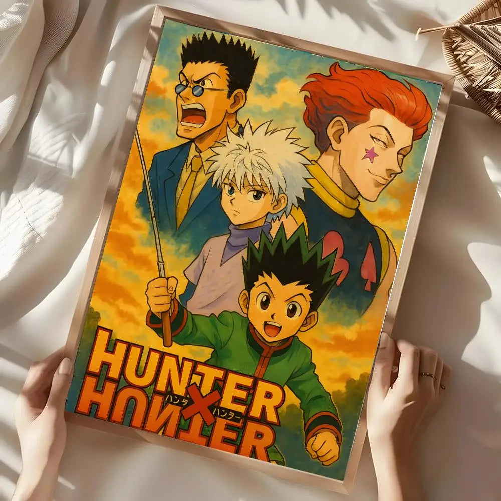Anime H-Hunter x Hunter Poster Wall art print art suitable for living room bedroom bar parlor home decoration gift