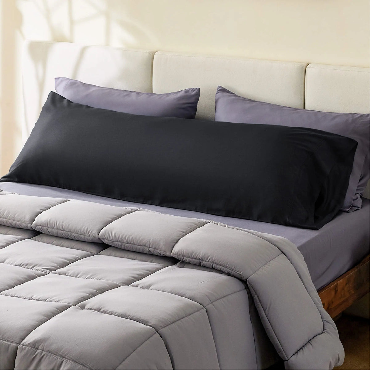 20 x 54 in Satin Body Pillow Cover