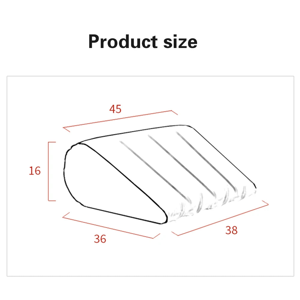 Inflatable Triangular Couple Positioning Wedge Pillow