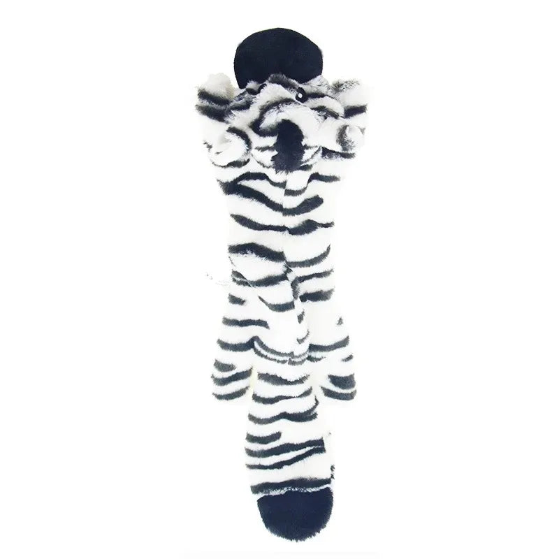 No-Stuffing Animal Squeaky & Crinkle Dog Toy