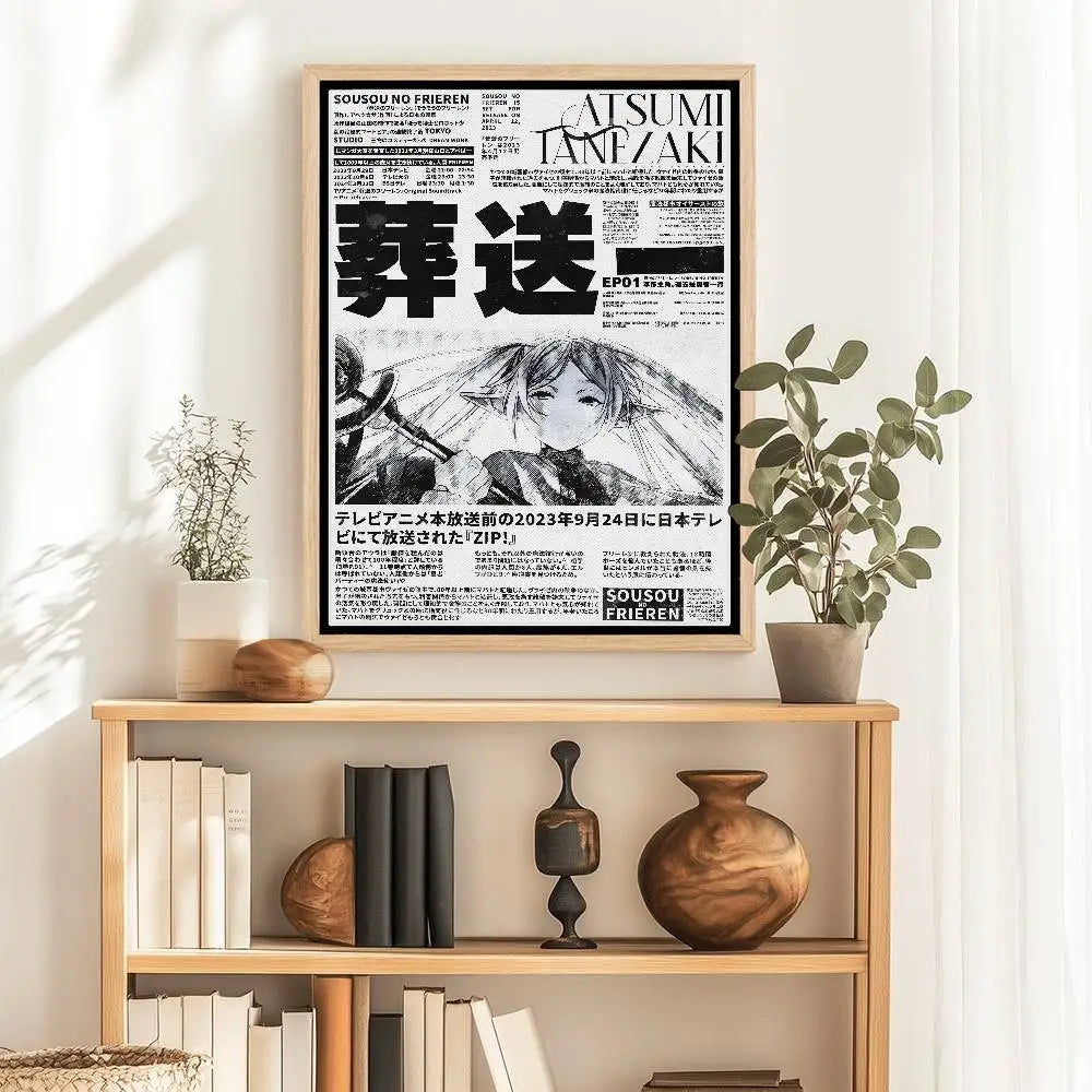 1pcs H-Hunter x hunter Paper Print Home Living Room Bedroom Entrance Bar Cafe Art Painting Decoration