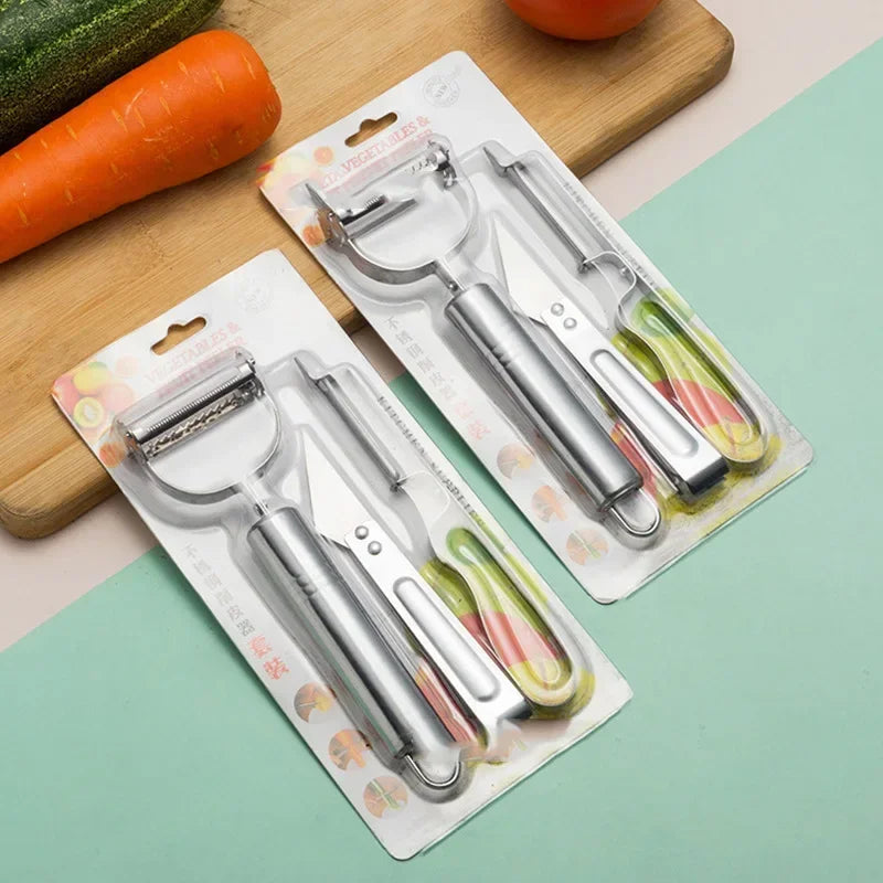 3PC Utensils for Kitchen Accessories Hand Grater for Vegetables Convenience Slicer Multifunctional Tools Gadgets Dining Bar Home