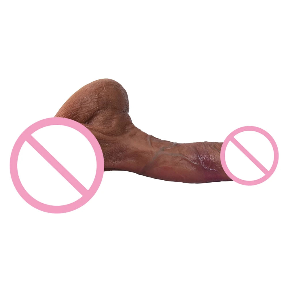 Dildo - Dildo - 1pc Realistic Fake Penis Men Women Masturbator, 7.09 Inch High Flesh-Tone Texture Adult Men Women Toy