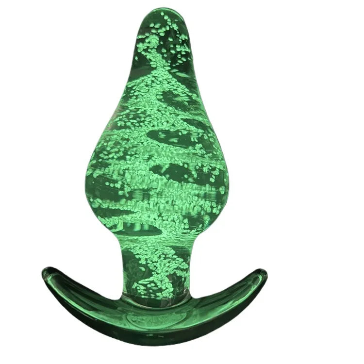 Luminous Crystal Glass Anal Plug